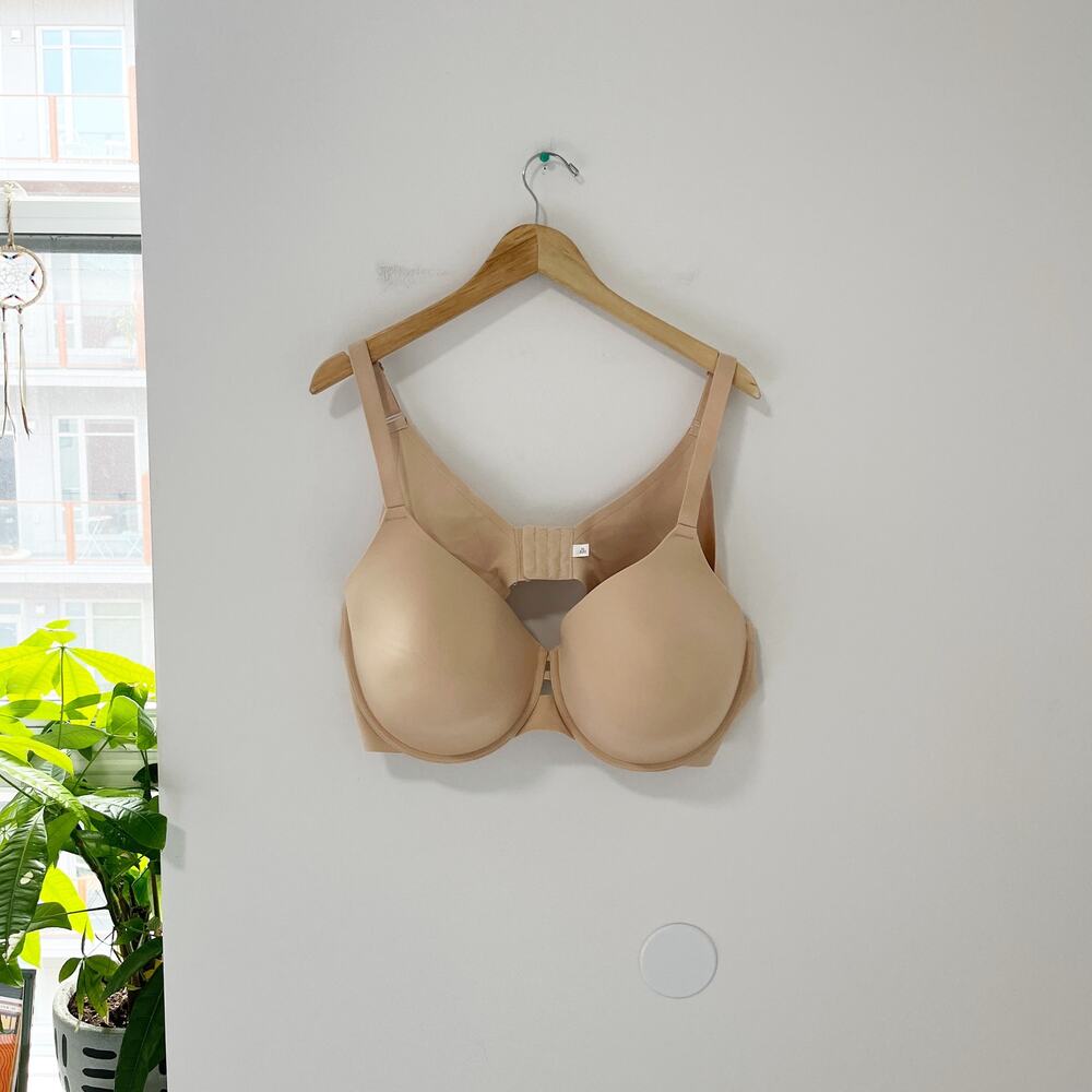 Auden Tan Lightly Lined Full Coverage Underwire Bra Size 46D